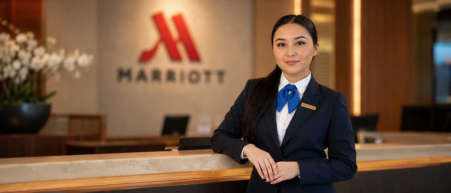 CITIPRO concierge security officer in a commercial property lobby