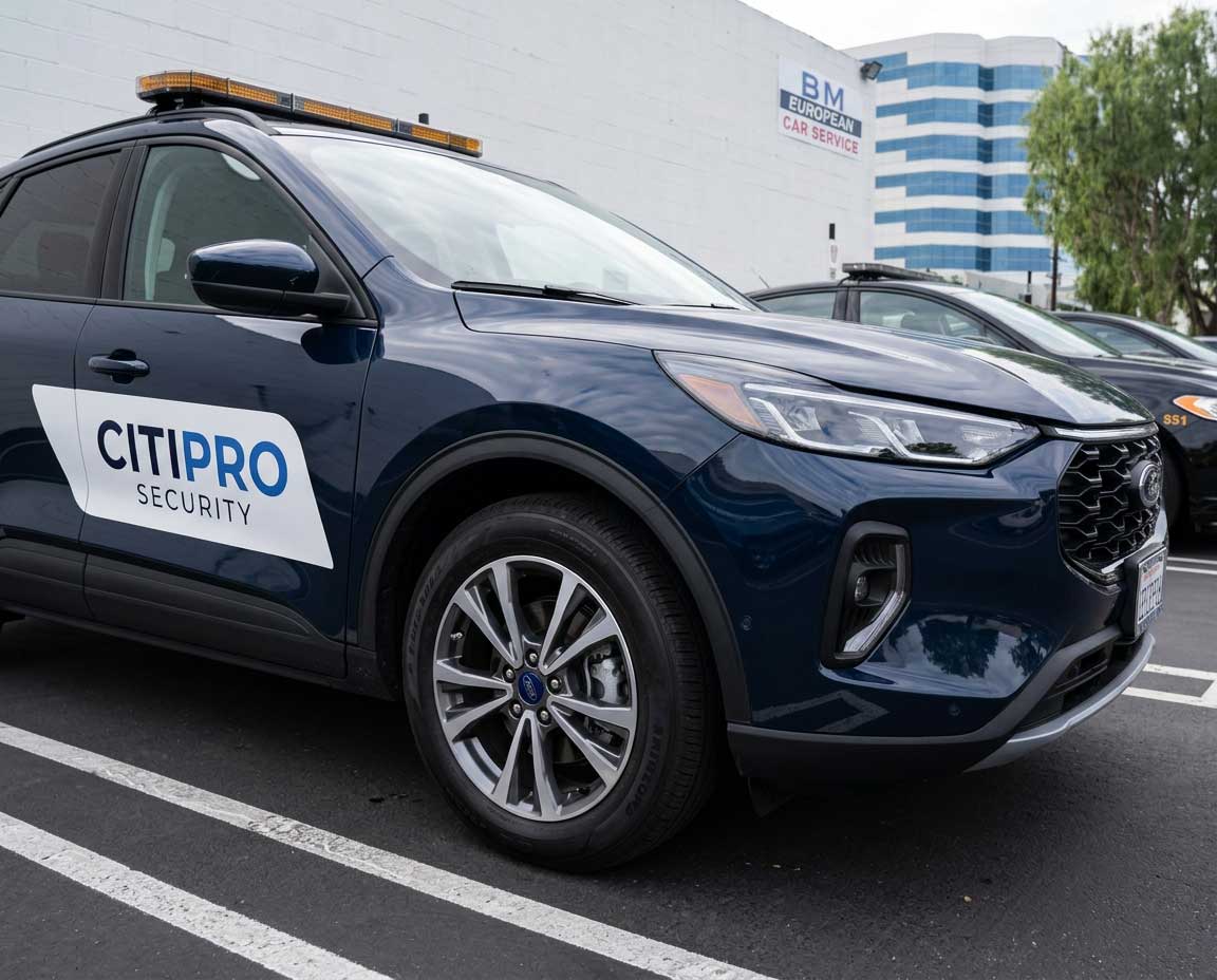 CITIPRO Security mobile patrol vehicle