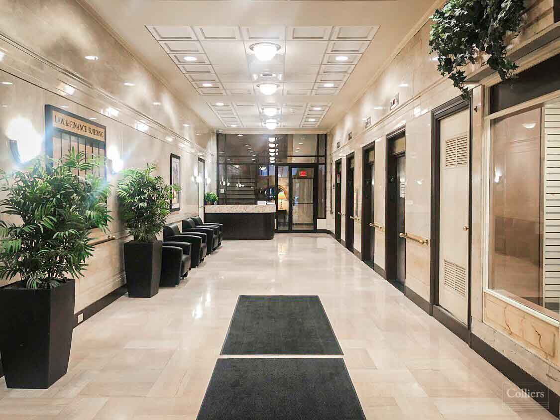 Financial and professional office reception area