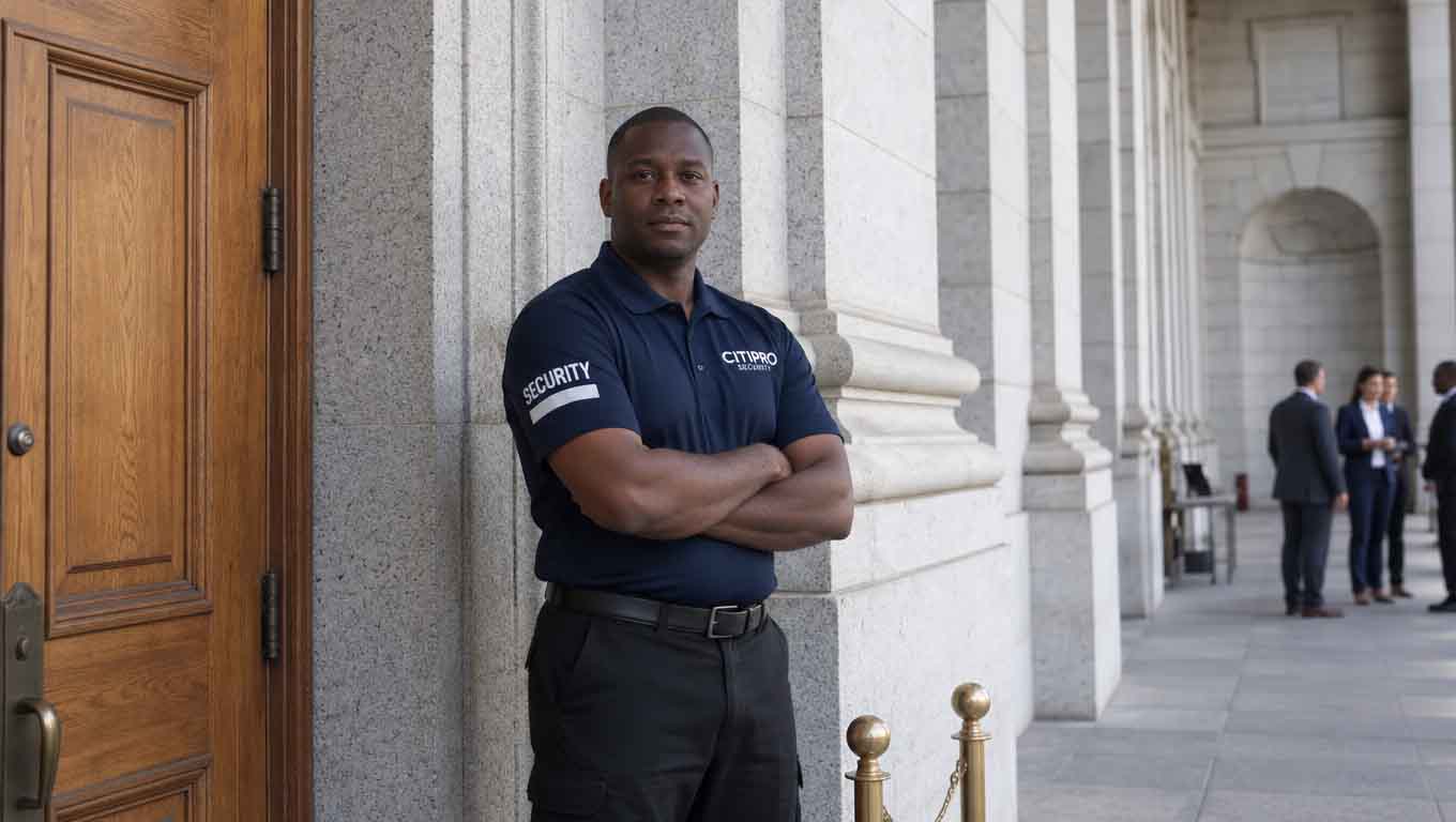 Security officer at a government facility